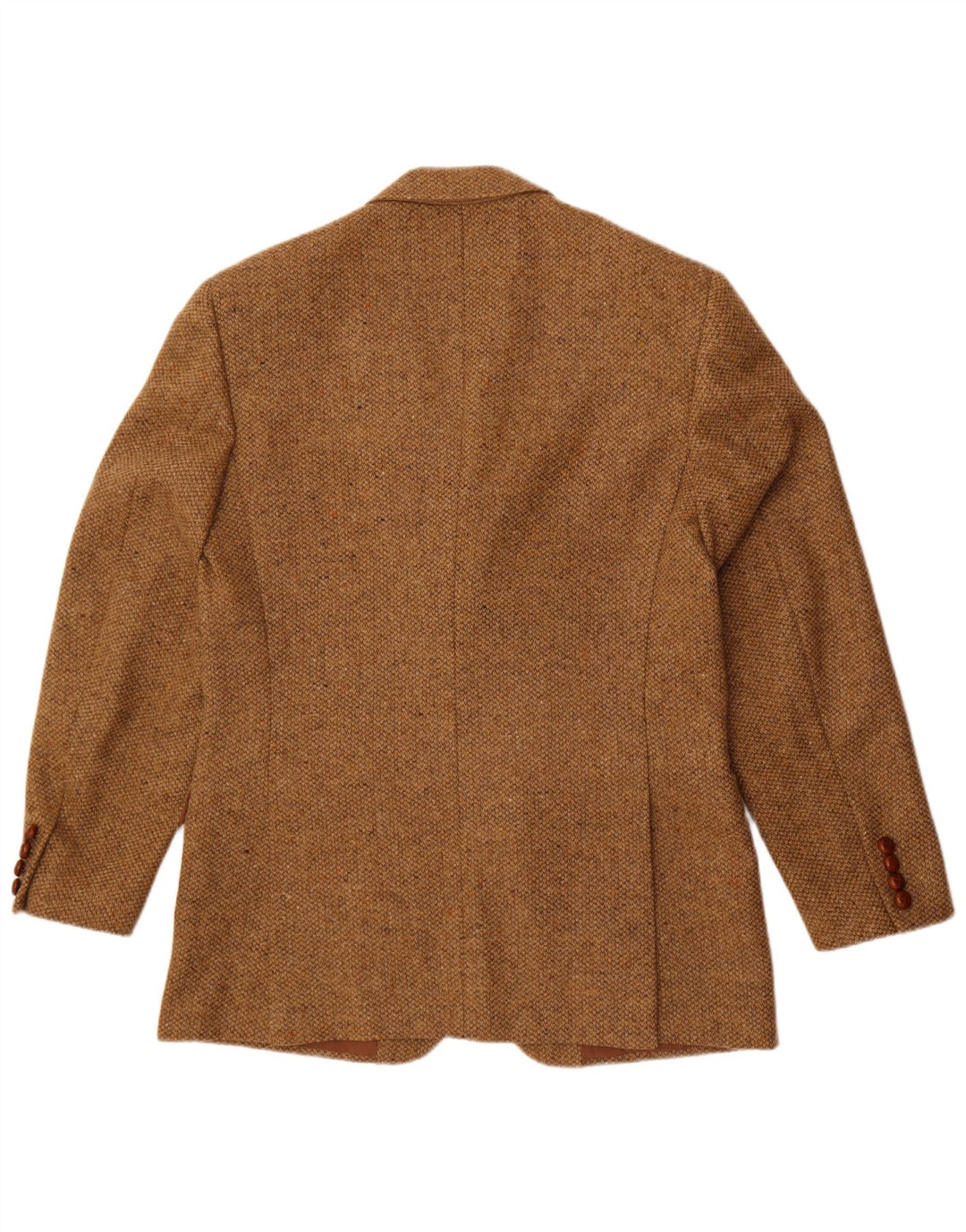 Norton & Wilson Herren-Blazer mit 3 Knöpfen, IT 50, große braune Wolle