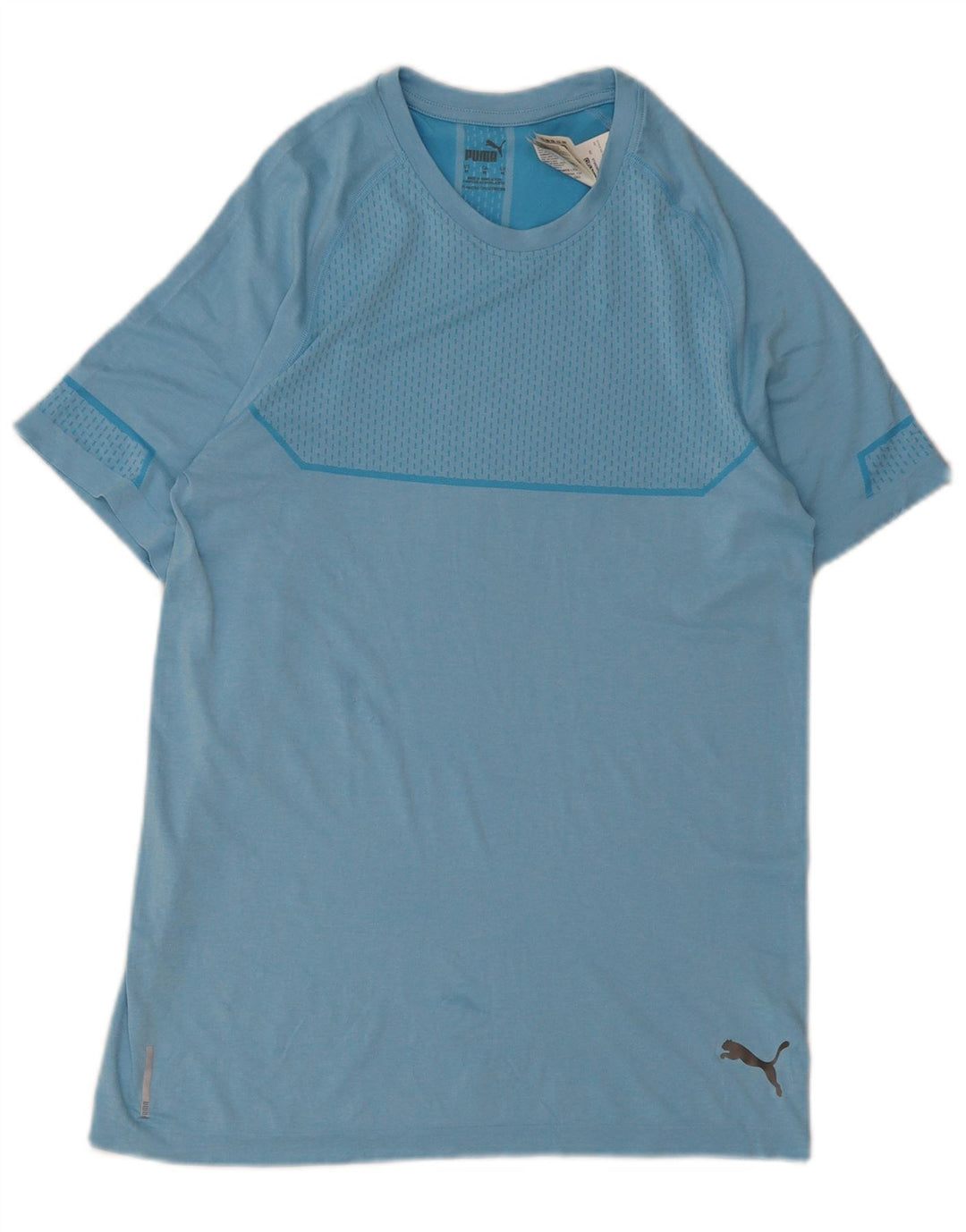 Puma Herren T-Shirt Top Mittelblaues Polyester