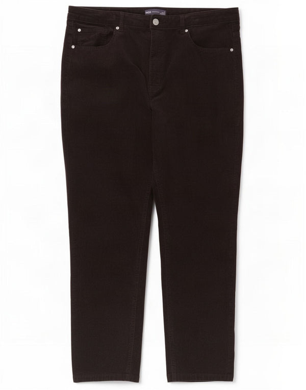 Marks & Spencer Damen Tapered Cordhose UK 18 XL W36 L28 Braun