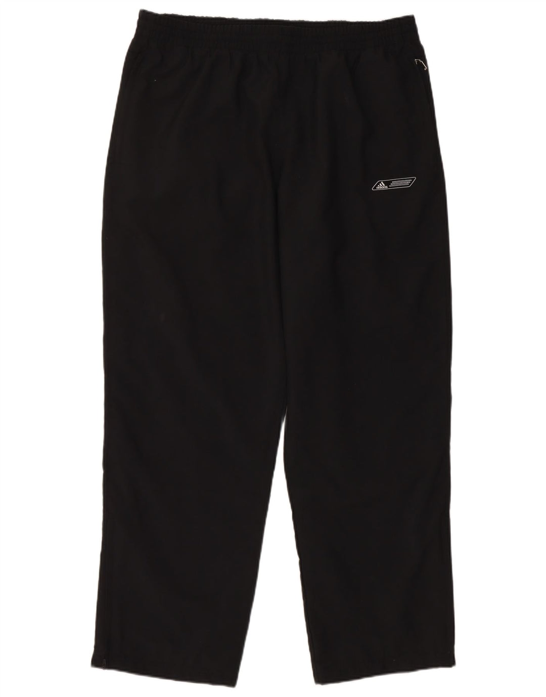 Adidas Herren-Trainingshose, groß, aus schwarzem Polyester
