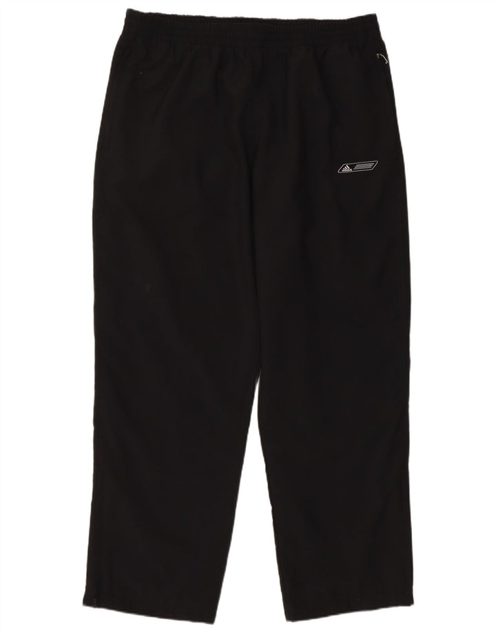 Adidas Herren-Trainingshose, groß, aus schwarzem Polyester