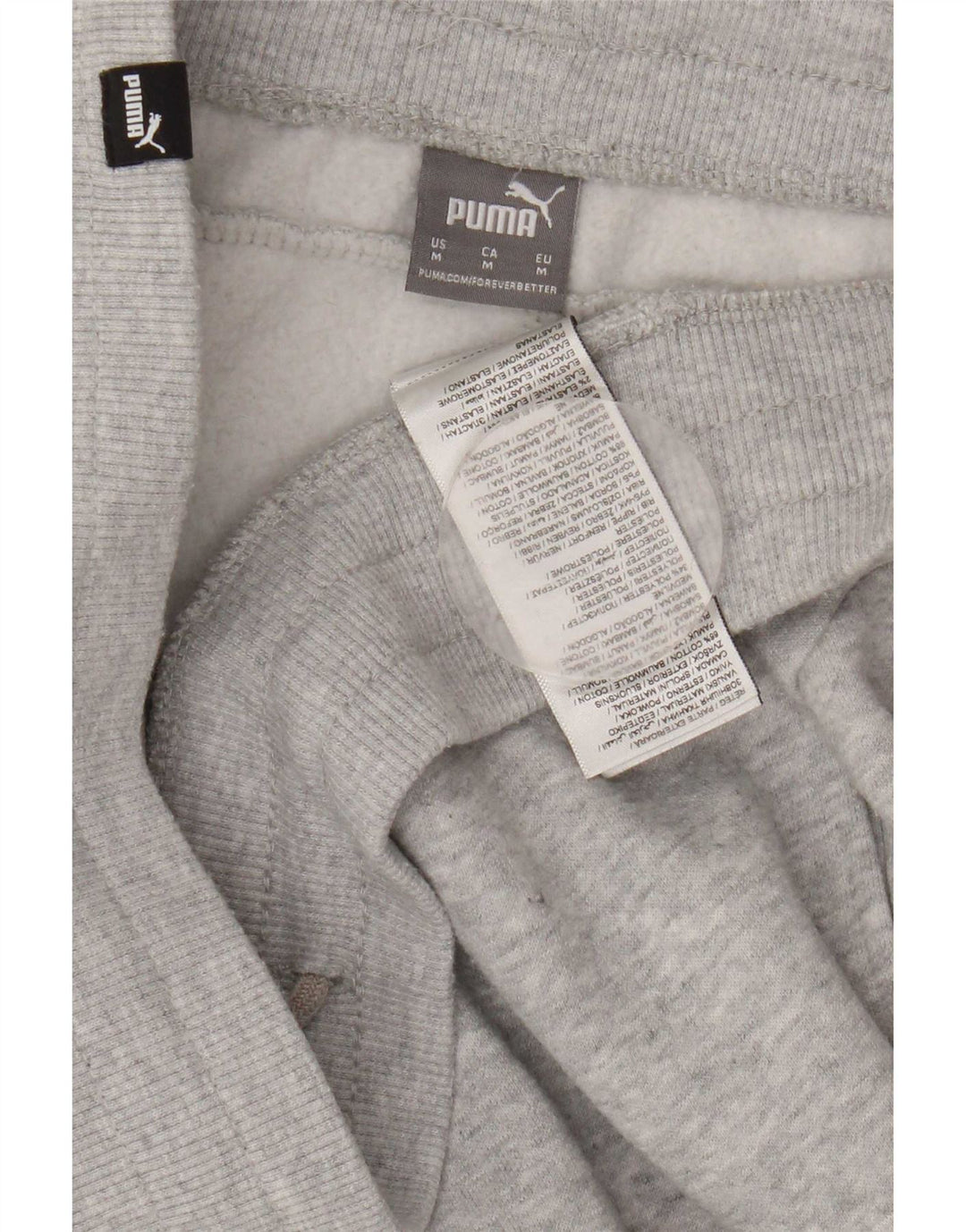 Puma Herren-Trainingshose, Jogginghose, mittelgraue Baumwolle
