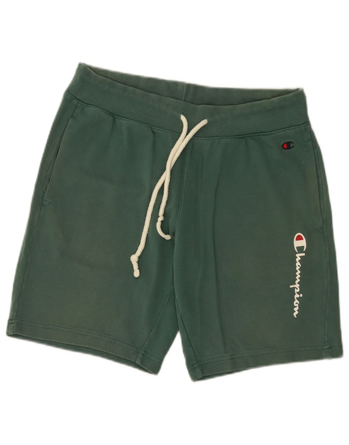 Champion Herren Sportshorts mit Grafik, Größe S, Grün