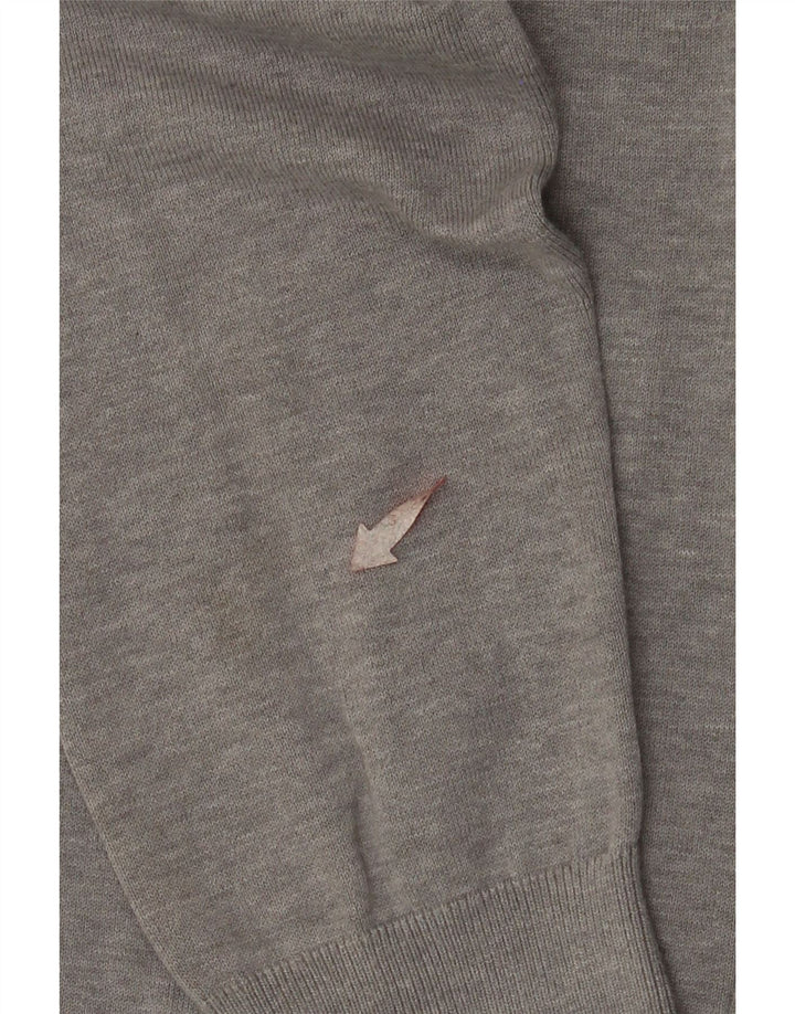 TOMMY HILFIGER Herren Sweatshirt Pullover mittelgraue Baumwolle