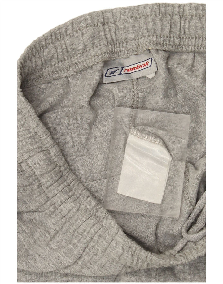 Reebok Herren-Trainingshose, klein, grau gefleckte Baumwolle