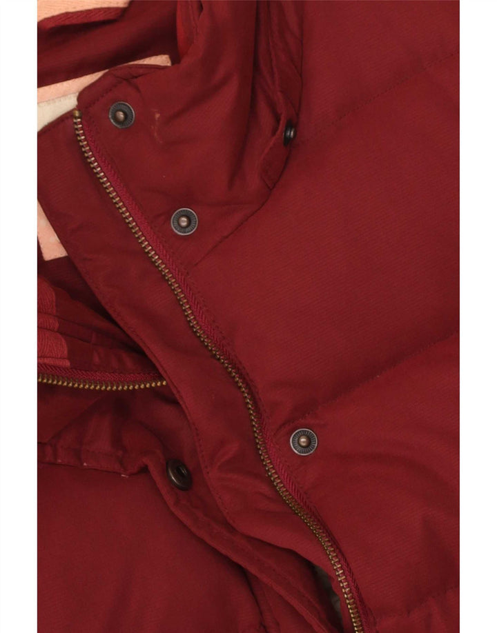 Fat Face Wattierte Weste für Damen, UK 14, Größe L, Kastanienbraun, Polyester