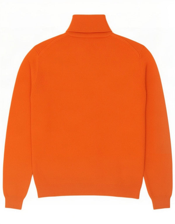 La Martina Rollkragenpullover für Herren, mittelorange Wolle