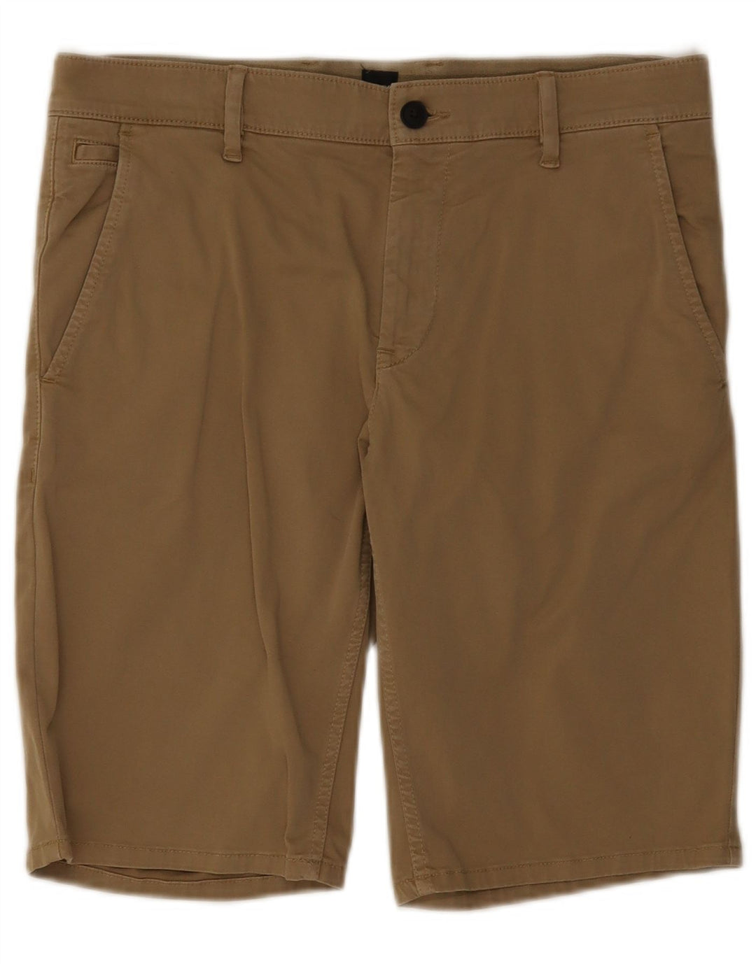 Hugo Boss Herren Chinoshorts W32 mittelbraune Baumwolle