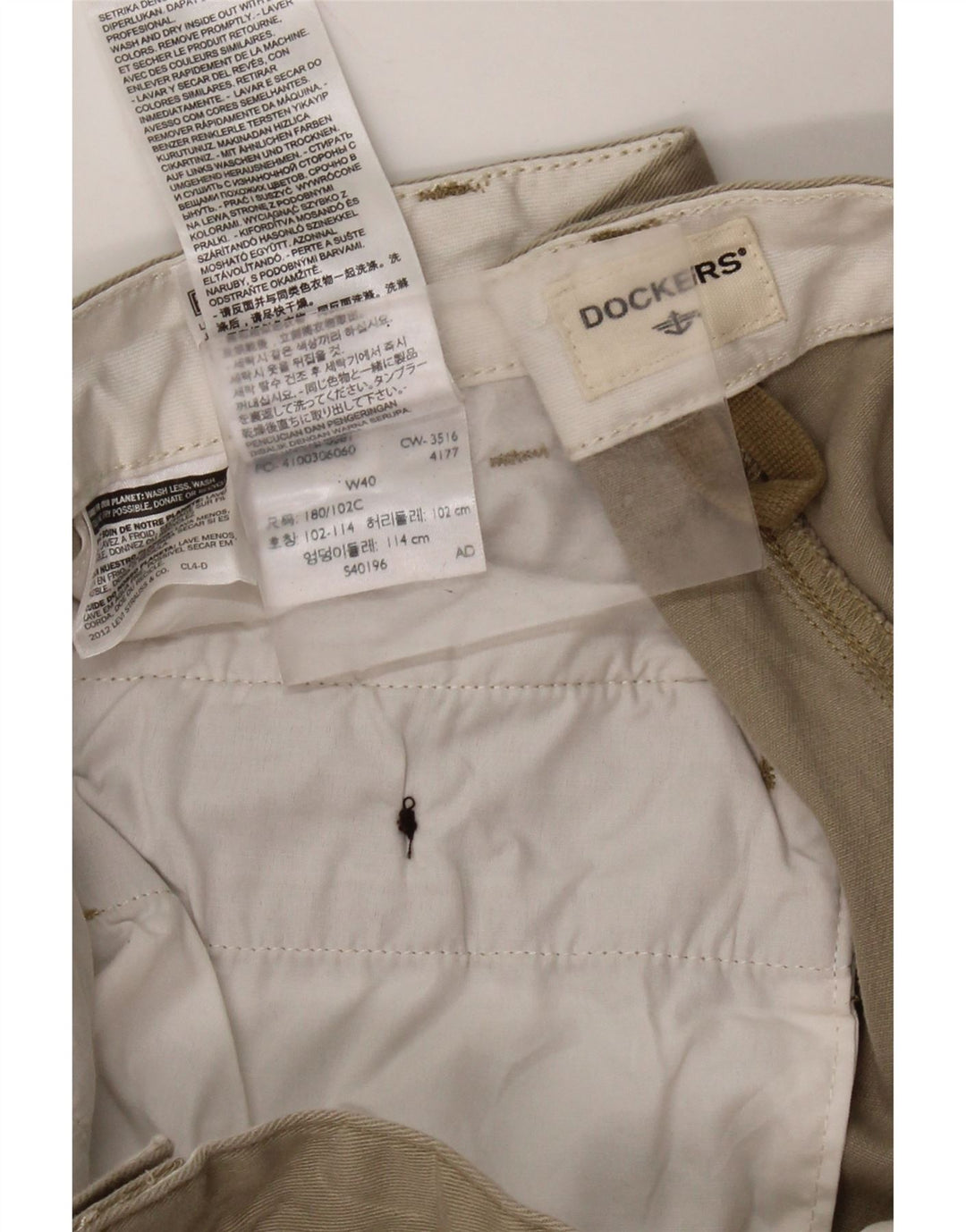 DOCKERS Herren Cargoshorts W40 XL Beige Baumwolle