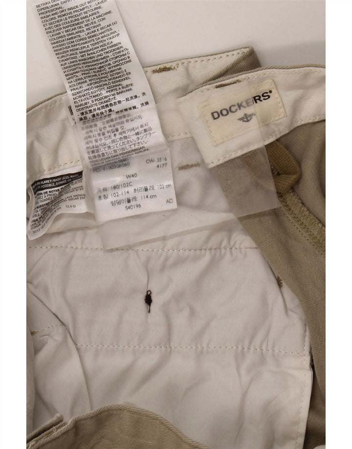 DOCKERS Herren Cargoshorts W40 XL Beige Baumwolle