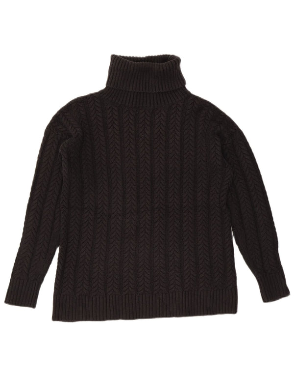 FRENCH CONNECTION Damen-Pullover, übergroß, Rollkragenpullover, Gr. 6, XS, Schwarz