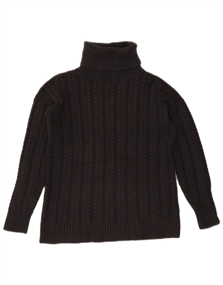 FRENCH CONNECTION Damen-Pullover, übergroß, Rollkragenpullover, Gr. 6, XS, Schwarz