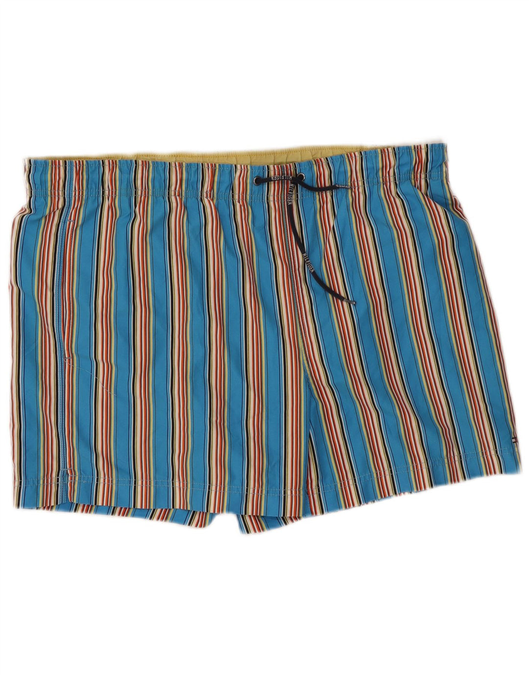 Tommy Hilfiger Herren-Badeshorts XL, blau gestreift, Polyester