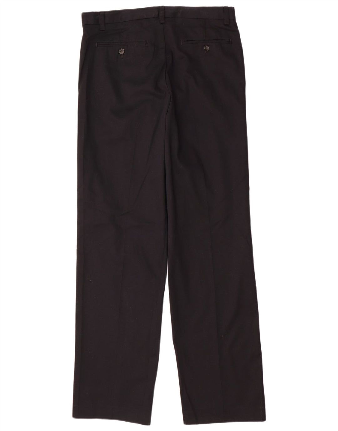 EDDIE BAUER Gerade Chinohose für Herren, W32, L34, schwarze Baumwolle