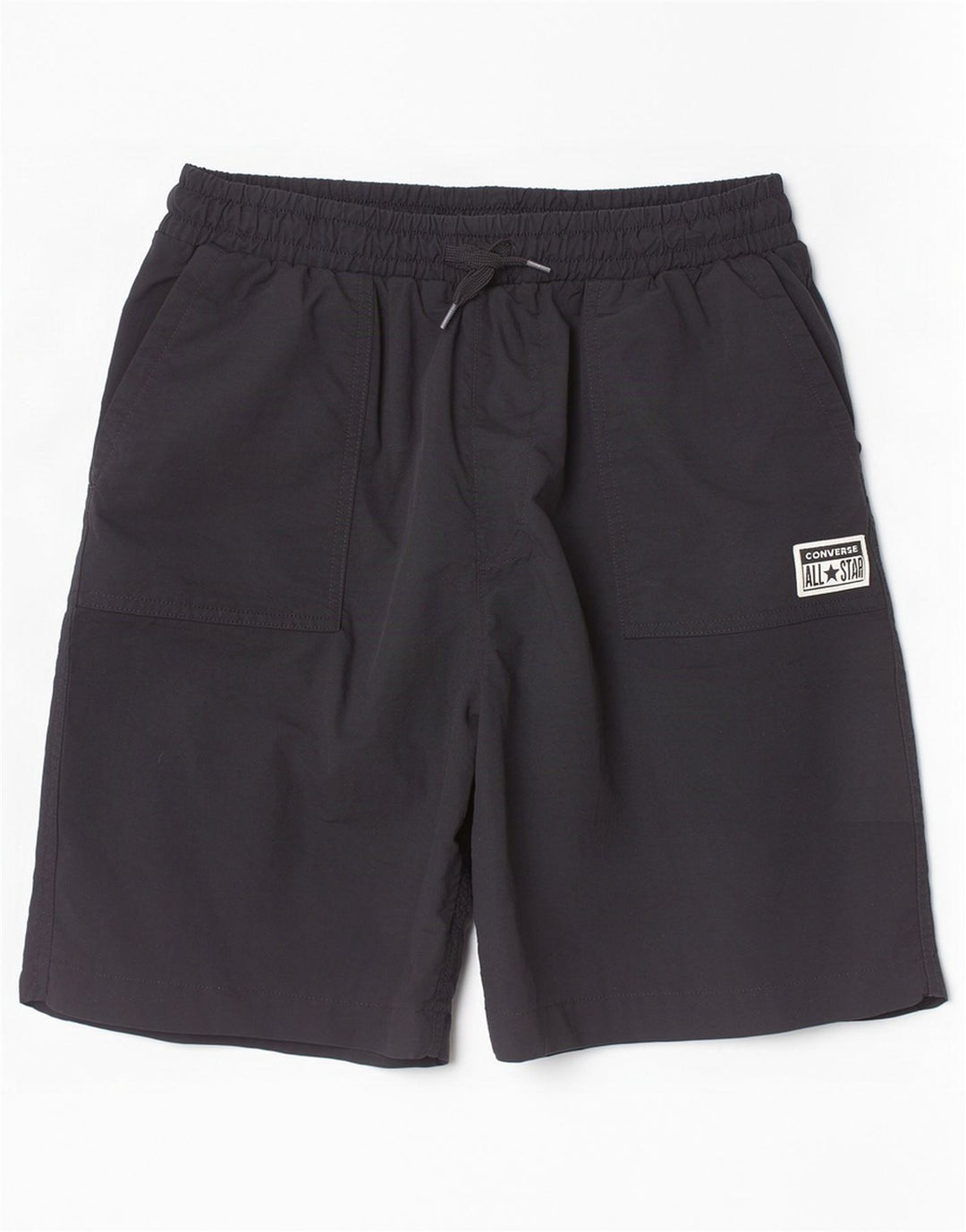 Converse Sportshorts für Jungen, 13–14 Jahre, XL, schwarzes Polyester