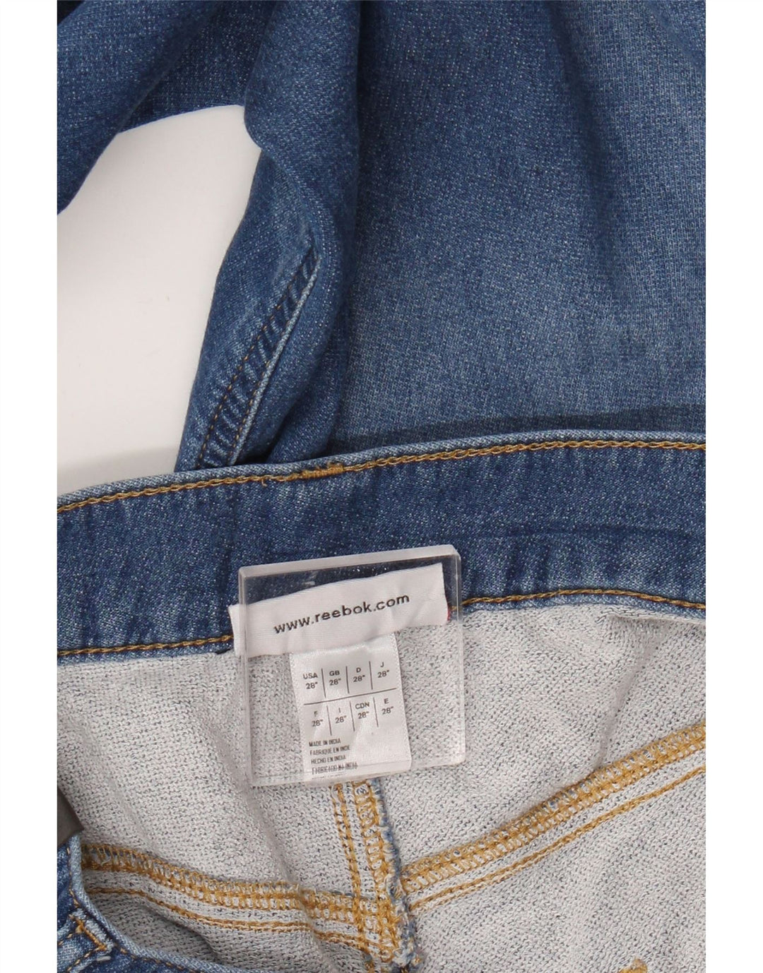 Reebok Damen Skinny Jeans W28 L28 Blau