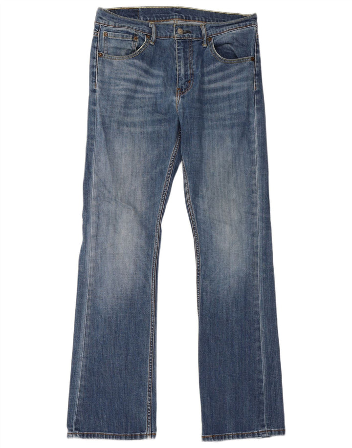 Levi's Herren Bootcut Jeans W32 L32 Blaue Baumwolle