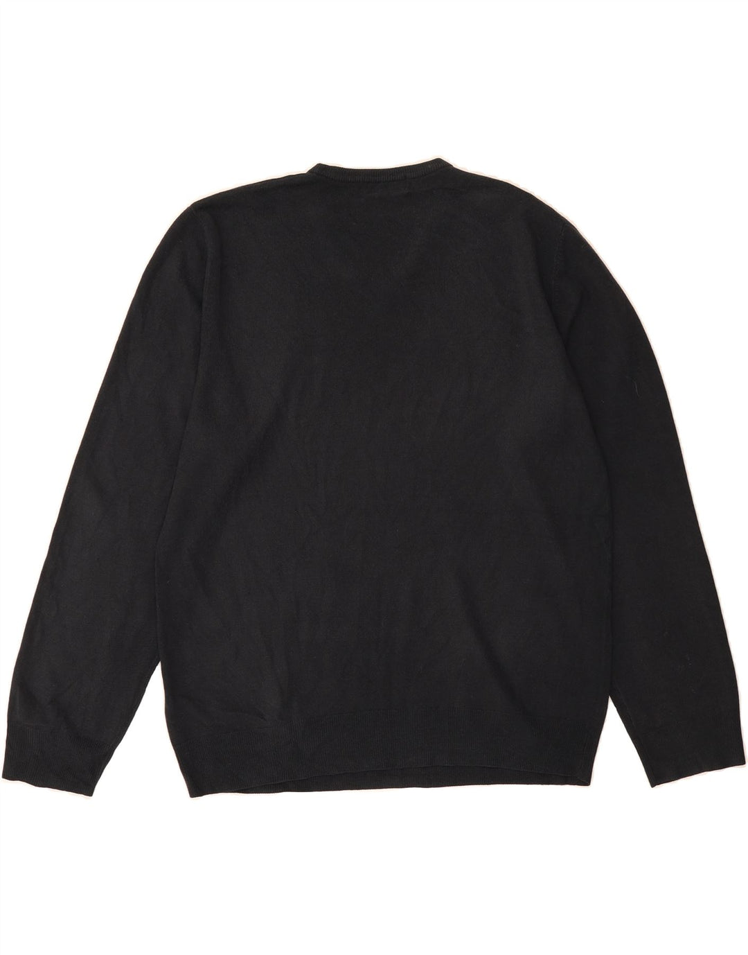 BLUE HARBOUR Mens V-Neck Jumper Sweater Large Navy Blue Acrylic Vintage Blue Harbour and Second-Hand Blue Harbour from Messina Hembry 