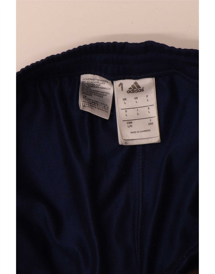 Adidas Herren-Trainingshose, Jogginghose, groß, marineblau, Polyester