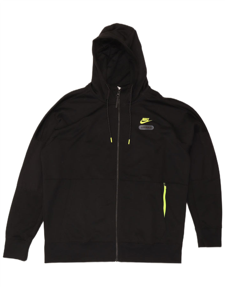 Nike Herren Graphic Zip Hoodie Pullover XL Schwarz Polyester