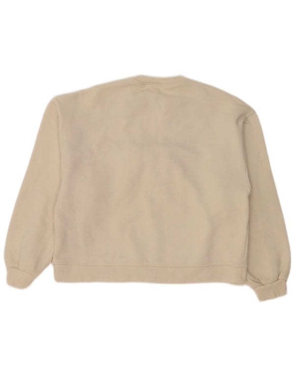 Zara Sweatshirt-Pullover für Mädchen, 13–14 Jahre, aus weißer Baumwolle