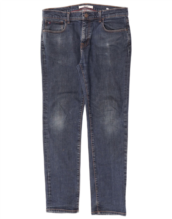Tommy Hilfiger Herren Slim Jeans W34 L32 Blau