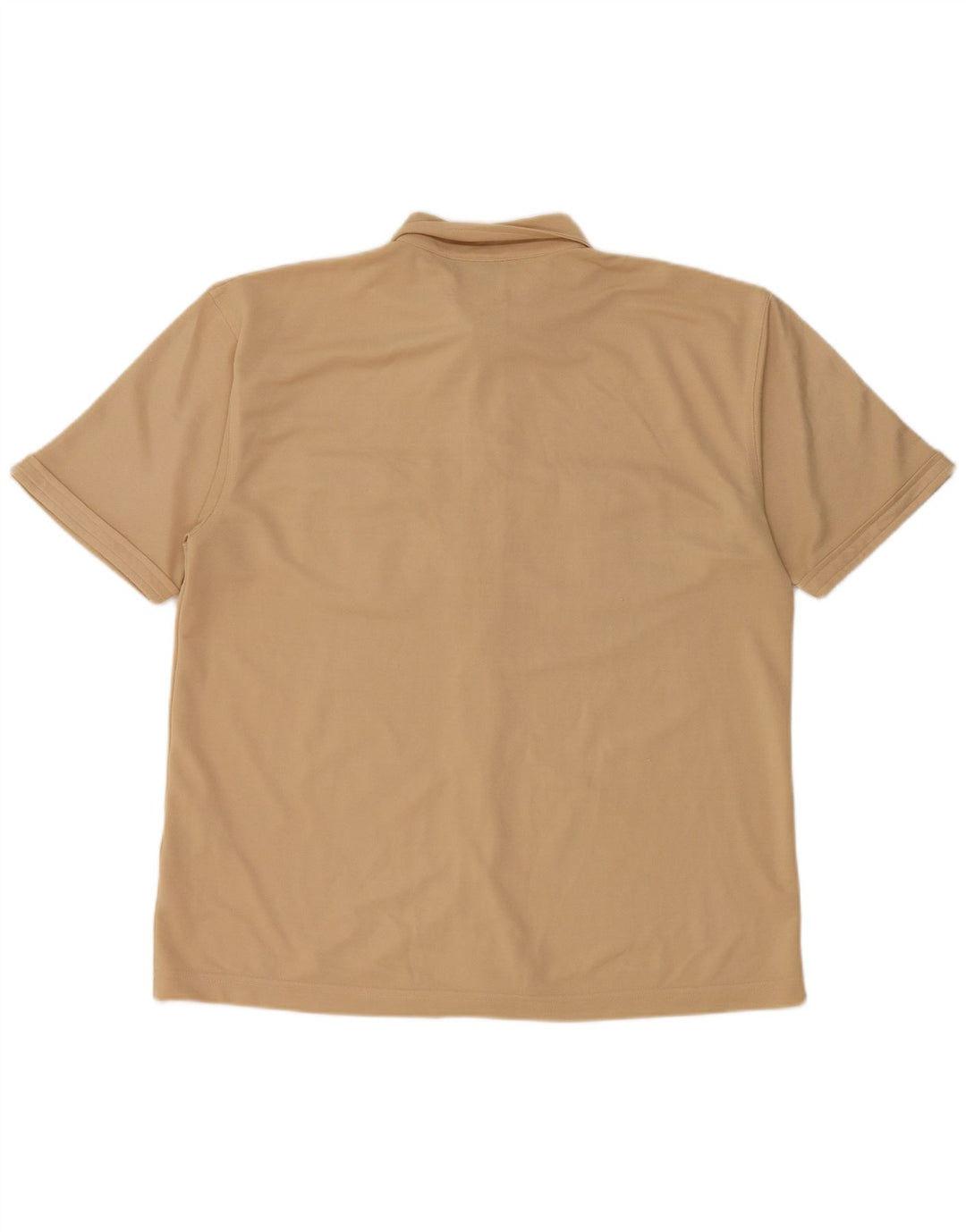 Wrangler Herren-Kurzarmhemd, groß, beige, Polyester