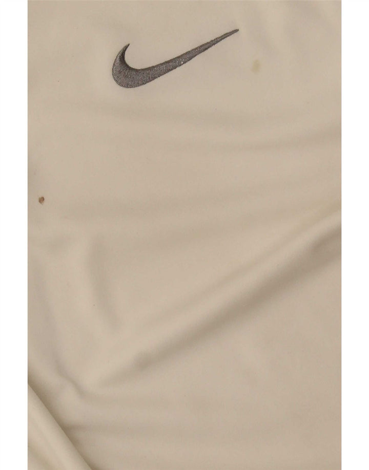 Nike Herren T-Shirt Top Large Weiß Polyester
