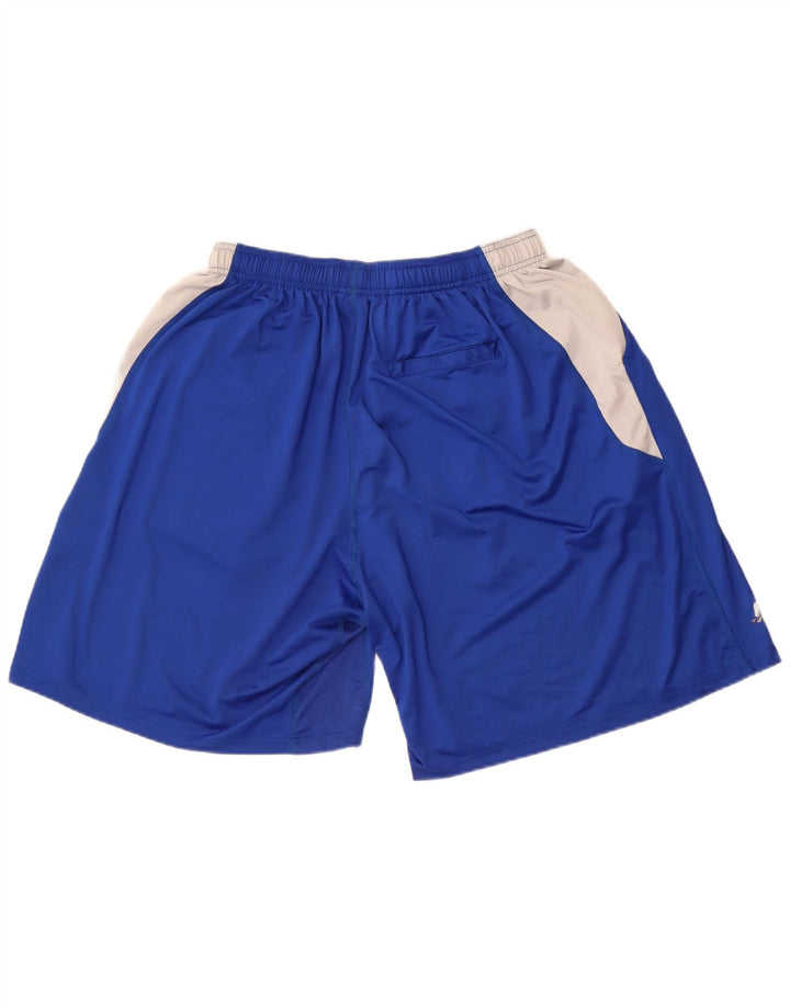 Russell Athletic Herren-Sportshorts 2XL Blaues Colourblock-Polyester