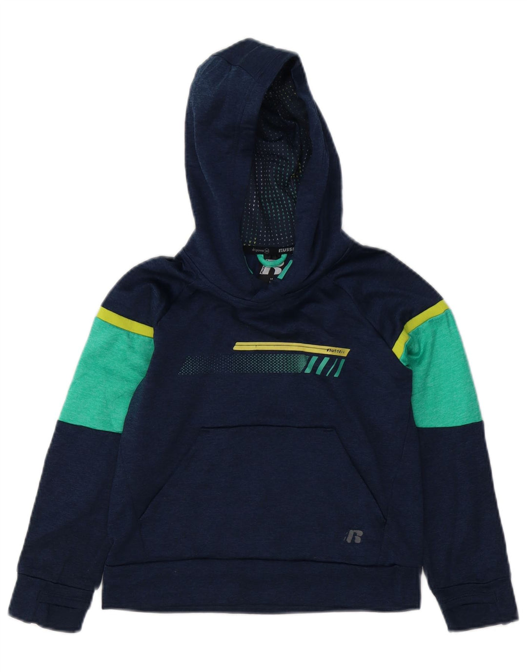 RUSSELL ATHLETIC Kapuzenpullover für Jungen, 7–8 Jahre, mittleres Marineblau