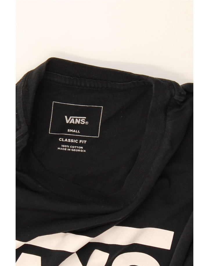 VANS Herren-T-Shirt mit klassischer Passform, Grafik, Größe S, Schwarz, Baumwolle