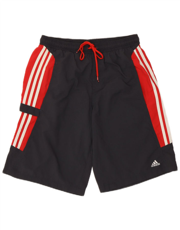 Adidas Herren Badeshorts Mittelschwarzes Colourblock-Polyester