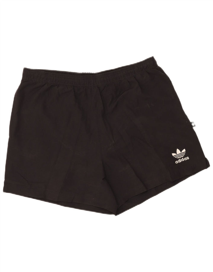 ADIDAS Herren Sportshorts Große schwarze Baumwolle