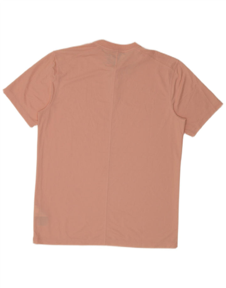 Nike Herren Dri Fit T-Shirt Top Mittelrosa Polyester