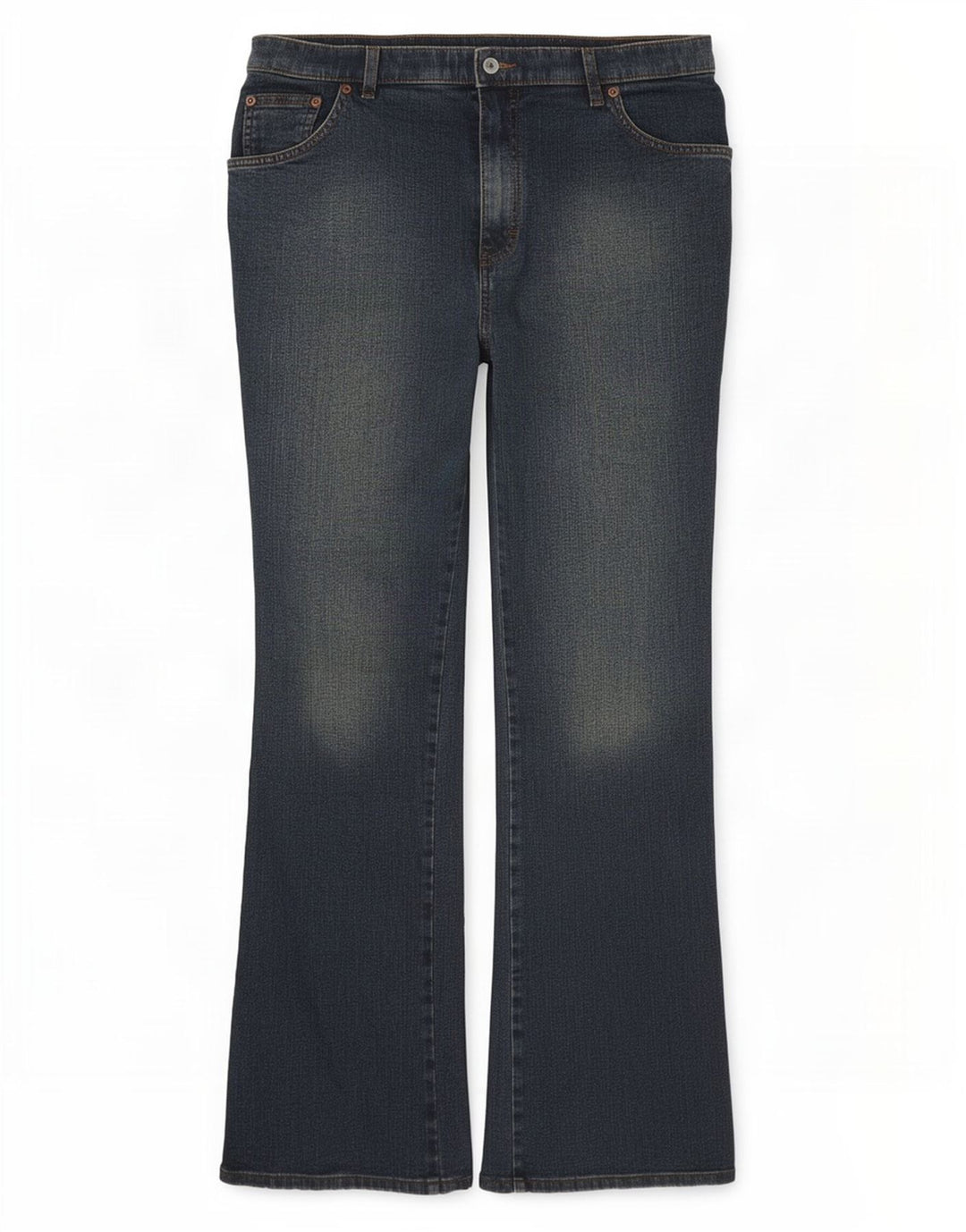 Marks & Spencer Damen Bootcut-Jeans UK 16 Large W34 L31 Blaue Baumwolle