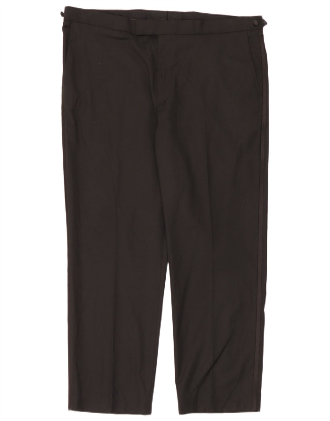 Marks & Spencer Herren-Anzughose in normaler Passform, W40, L29, Schwarz, Polyester