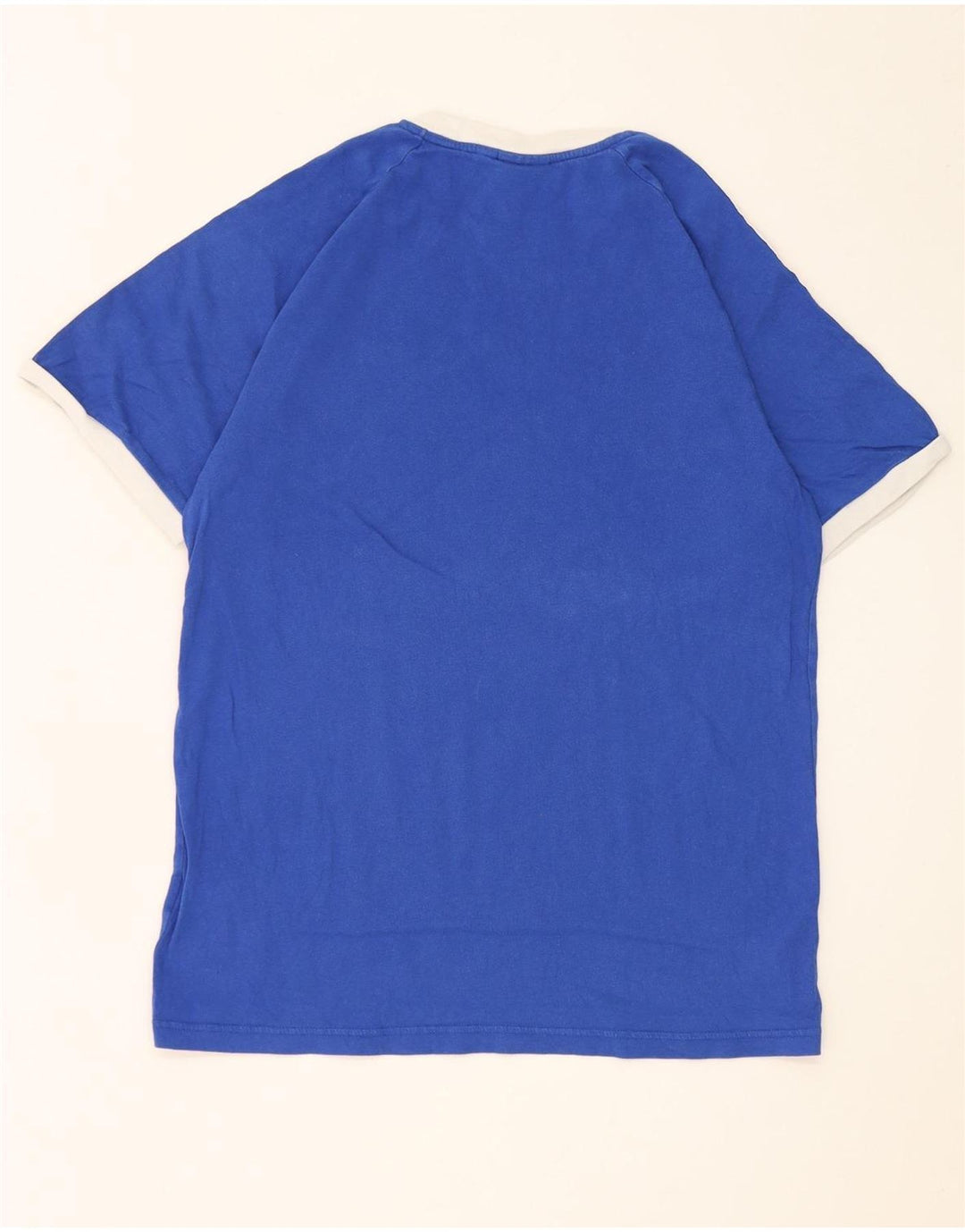 Adidas Herren T-Shirt Top mittelblaue Baumwolle