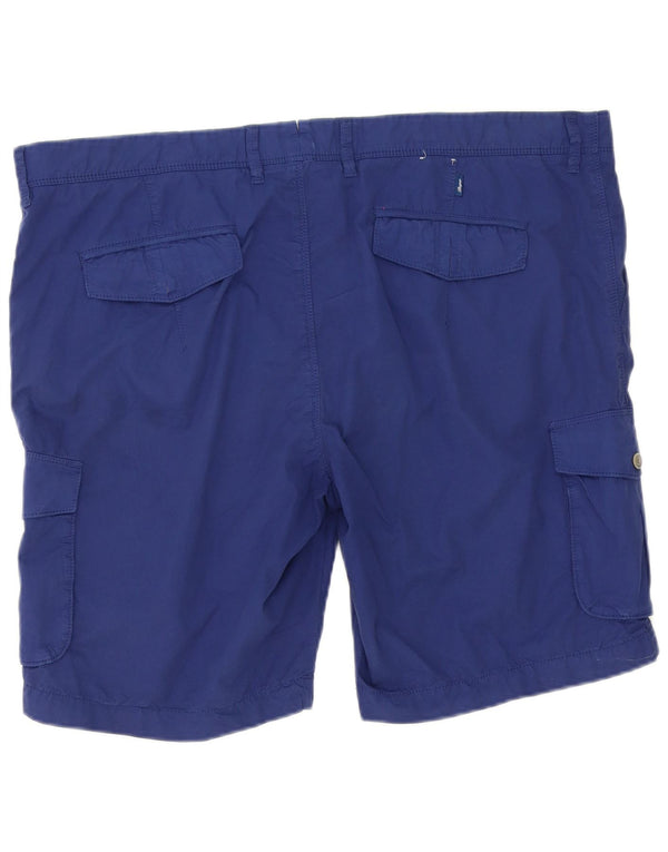 Bogner Herren Modern Fit Cargo Shorts 3XL W44 Blau Baumwolle