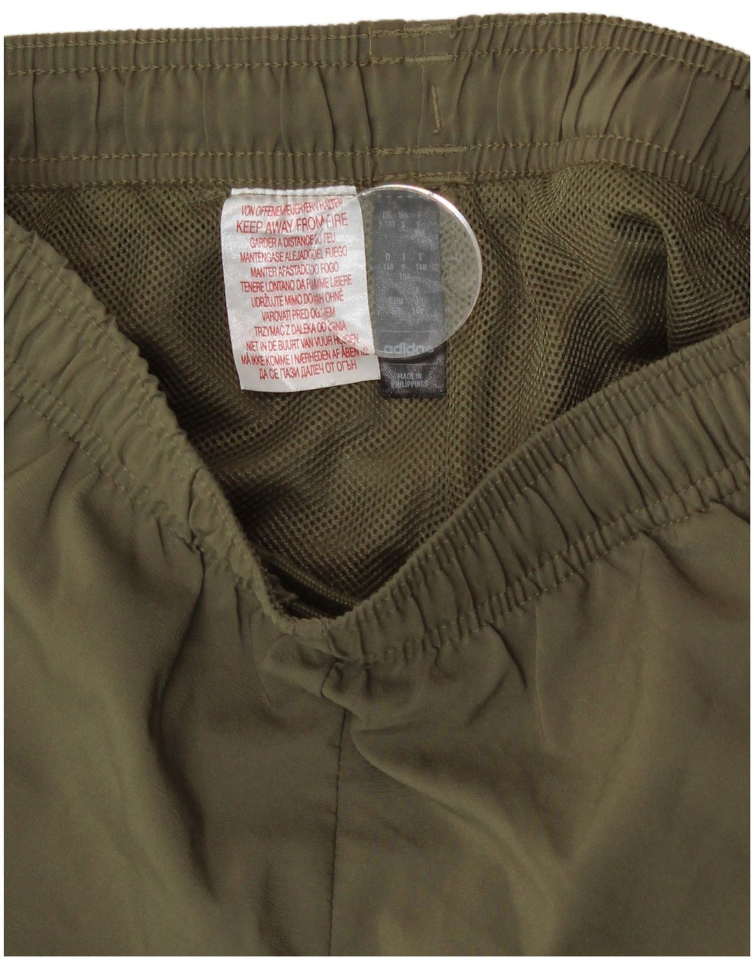 Adidas Sportshorts für Jungen, 9–10 Jahre, Khaki, Polyester