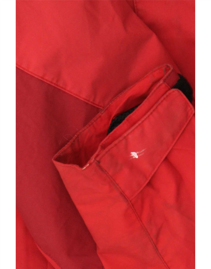 Jack Wolfskin Damen Regenjacke UK 14 Large Rot Polyamid