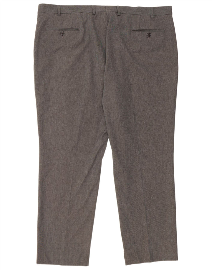 CHAPS Herren-Anzughose, gerade, W42, L30, Grau