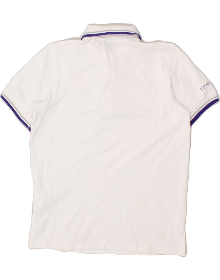 LOTTO Boys Graphic Polo Shirt 11-12 Years Medium White Cotton | Vintage Lotto | Thrift | Second-Hand Lotto | Used Clothing | Messina Hembry 