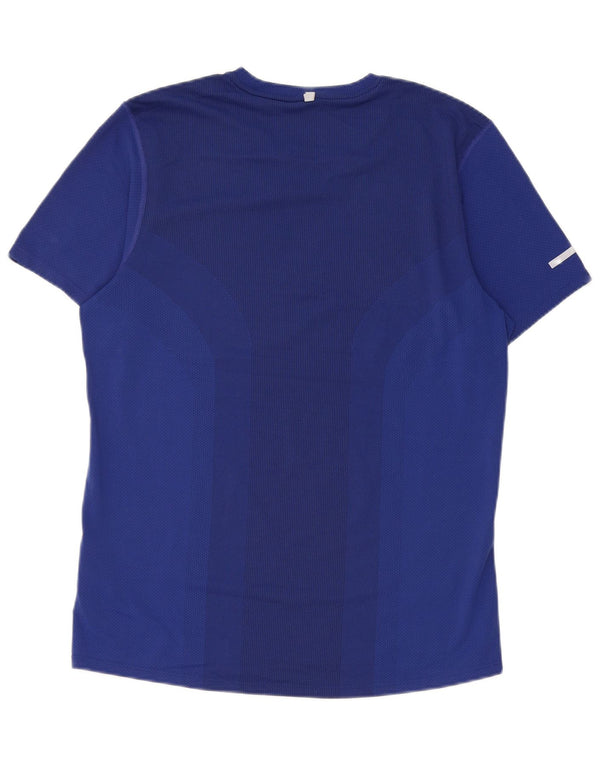 Nike Mens Dri Fit Graphic T-Shirt Top Small Blue Polyester