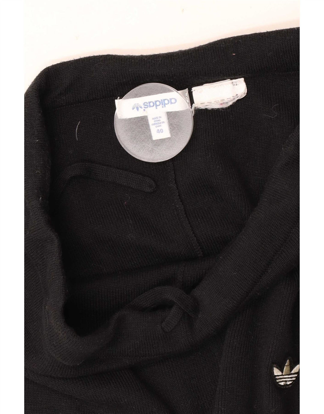 Adidas Damen Trainingshose Jogger EU 40 Mittelschwarz Farbblock