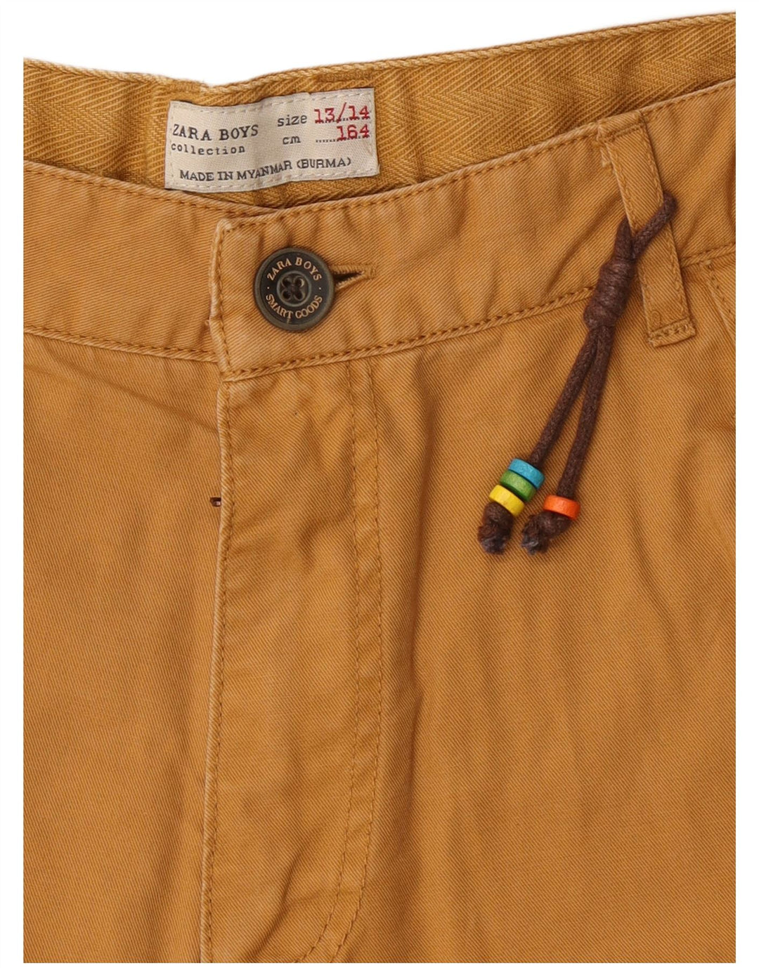 Zara Cargo-Shorts für Jungen, 13–14 Jahre, W28, braune Baumwolle
