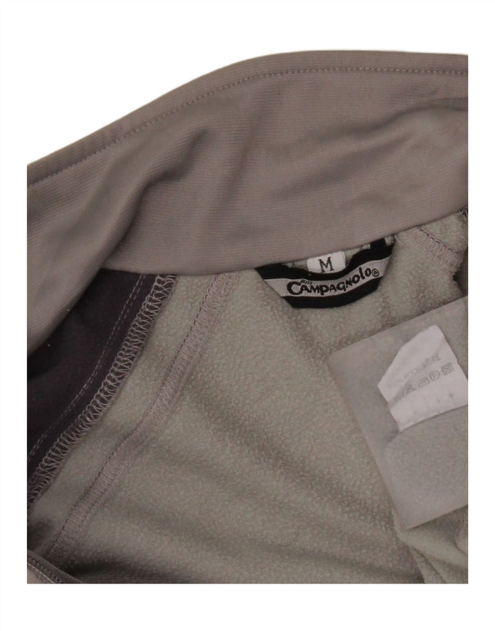 CAMPAGNOLO Herren-Trainingsanzug-Oberjacke aus mittelgrauem Colourblock-Polyester
