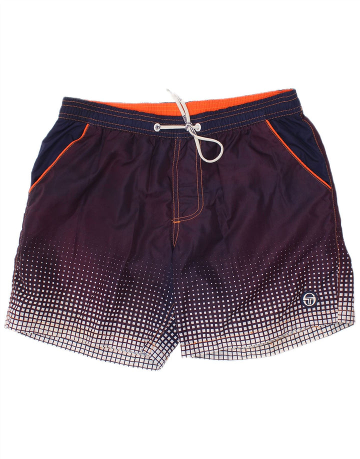 Sergio Tacchini Badeshorts für Jungen, 13–14 Jahre, Marineblau gepunktet