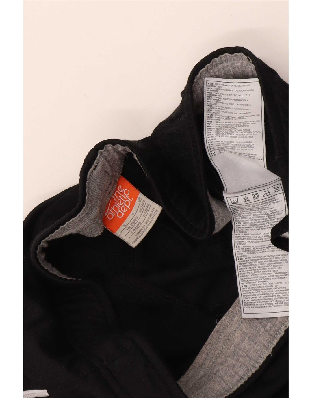Nike Herren-Trainingshose, Größe S, Schwarz, Polyester
