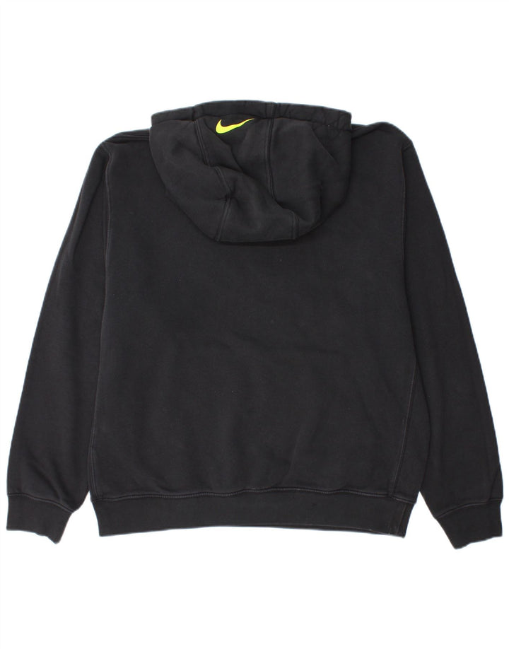 NIKE Herren-Kapuzenpullover mit Grafik, mittelschwarz, Baumwolle