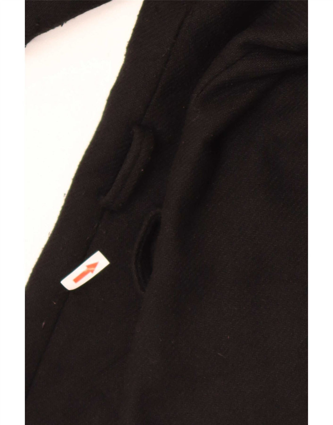 Sandro Ferrone Damen Mantel UK 12 Mittelschwarze Wolle